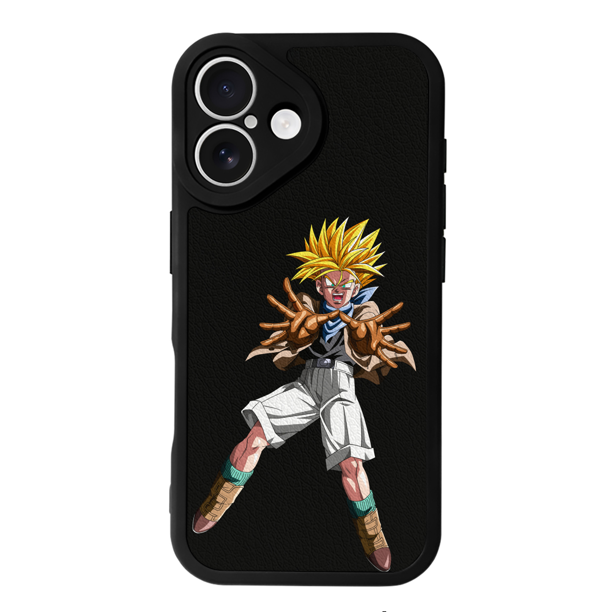 （画像用） ドラゴンボール DRAGON BALL 【iPhone 16シリーズ対応】シリコンスマホケース（レザー調） 材質：シリコン